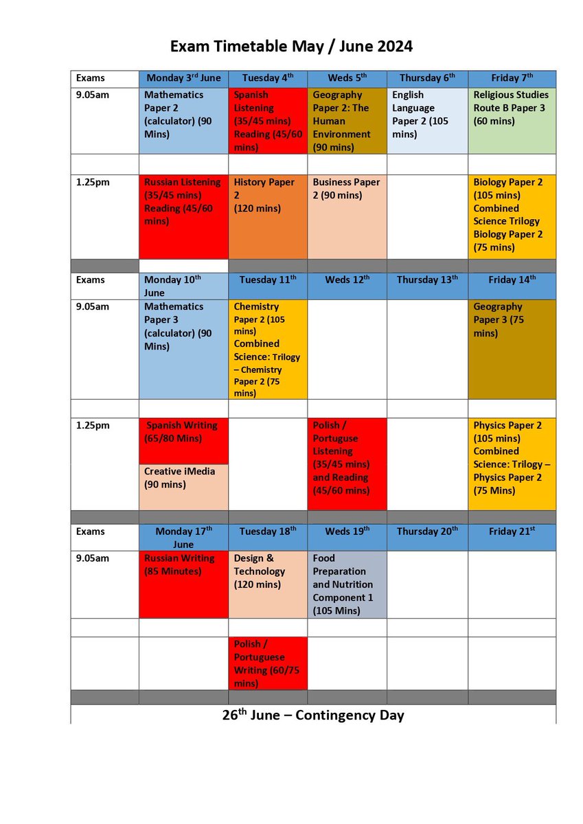 The GCSE exams will start next week 2024 - see the school website for the exam timetable. Good luck to all our Year 11 pupils with your studies and exam preparation #Wythenshawe #belongbelieveachieve #GCSE #revision