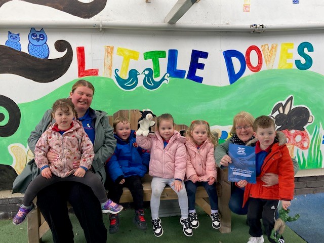 Great to catch up with Little Doves Childcare Centre to witness first hand how our community grant of £3,340 towards central heating replacement costs has greatly benefitted the children and their centre.