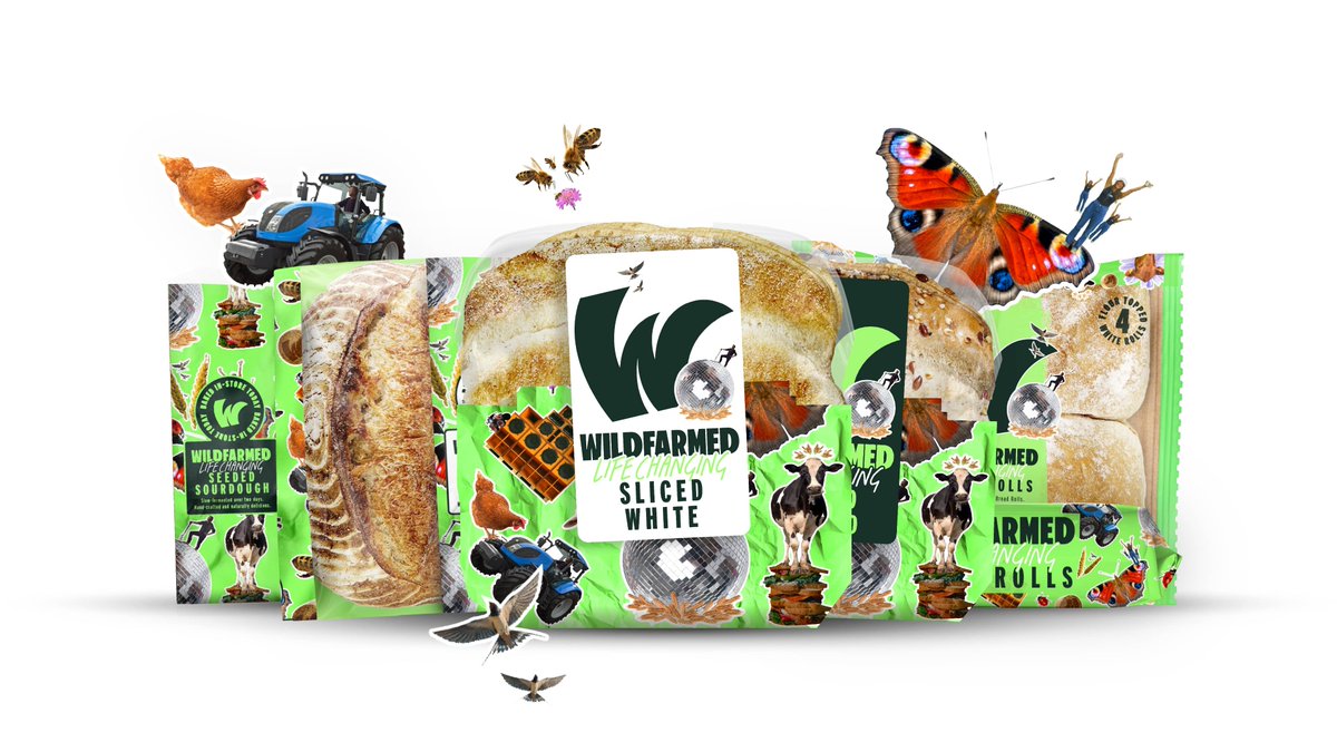 💚 Announcing the exclusive @wildfarmed nature-friendly bread range landing in shops and online from today! The range encourages soil health and improves biodiversity 🌿 #FoodToFeelGoodAbout