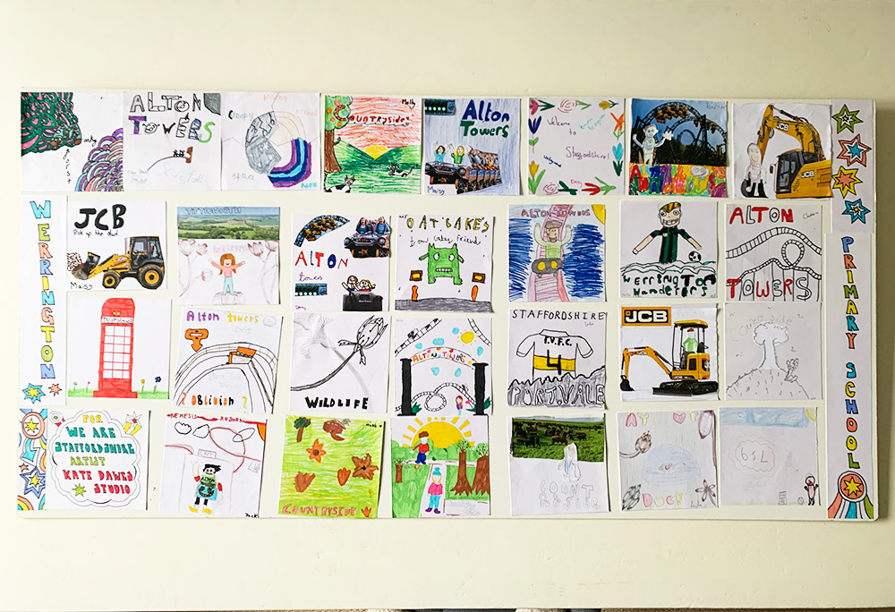 To celebrate #StaffordshireDay, the children of @wps_staffs created art to showcase the incredible attractions across the county 🎢 Read the full story 👉wearestaffordshire.co.uk/news/staffords…… @EnjoyStaffs