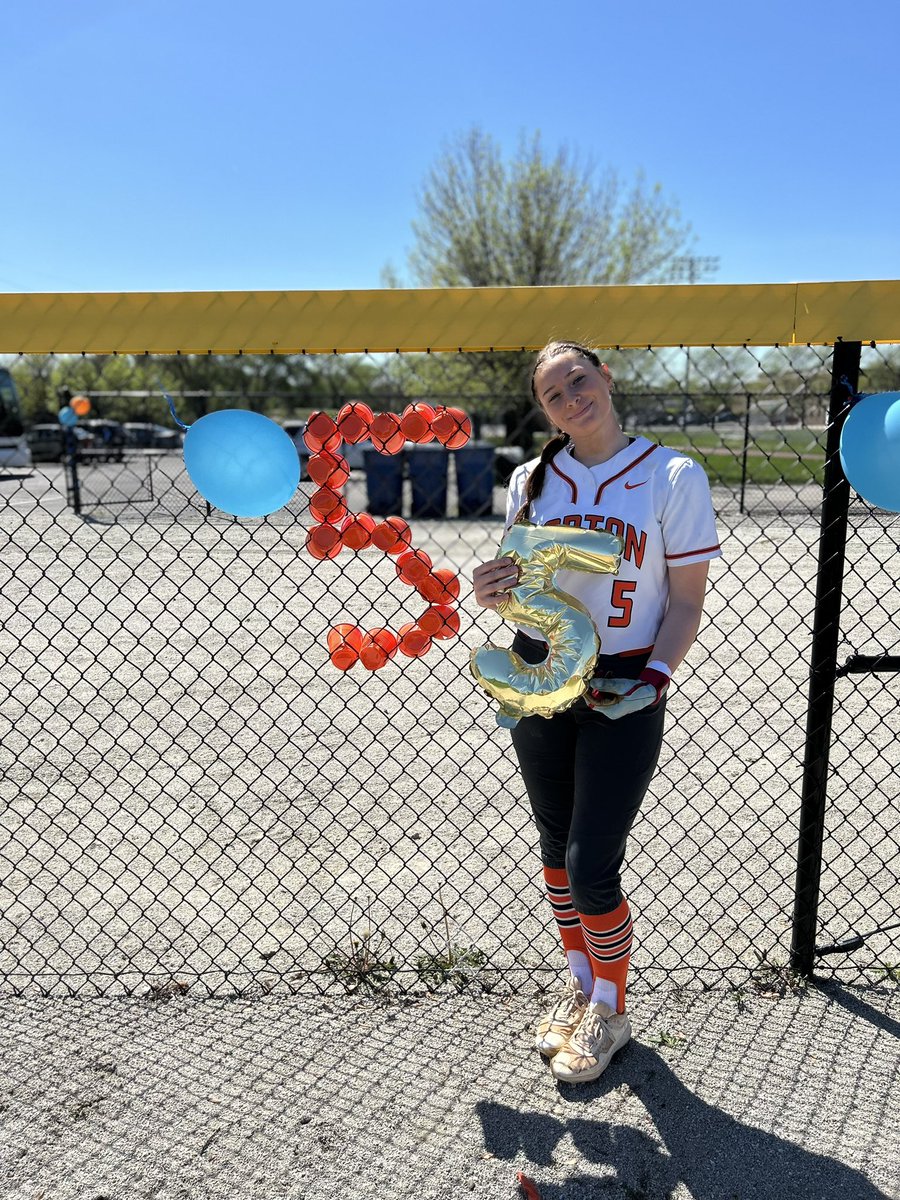 Celebrating our Sophomore Hailey Menzies! 🥎