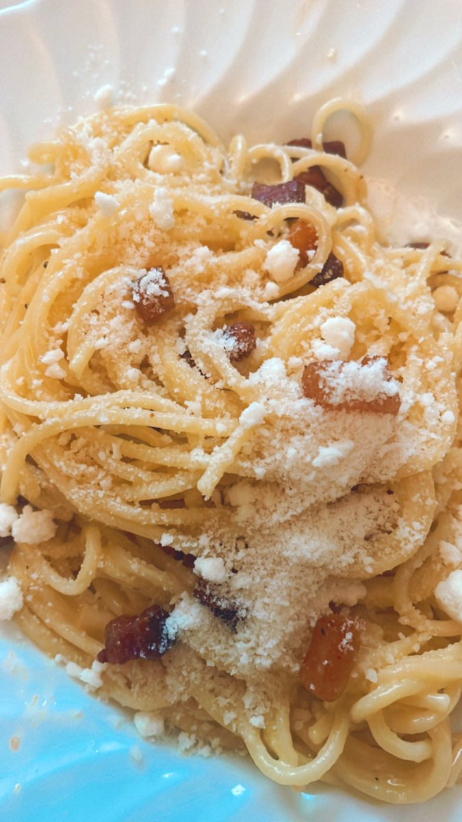 Carbonara #italianfood 🇮🇹🍝❤️