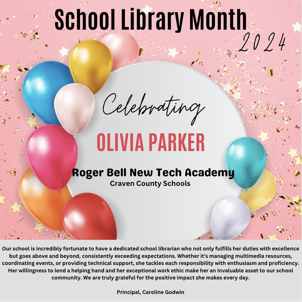 It might be May, but we still have SLMCs to celebrate! <a href="/RogerBellNTA/">Roger Bell New Tech Academy</a> is fortunate to have Olivia!