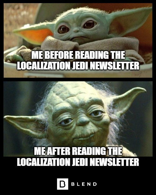 Every Jedi Master had to start somewhere. 

🌟 Don't miss our limited-time Localization Jedi newsletter, available this month only in honor of #StarWarsDay: 
hubs.la/Q02vG2B50

#MaytheFourth #StarWars
