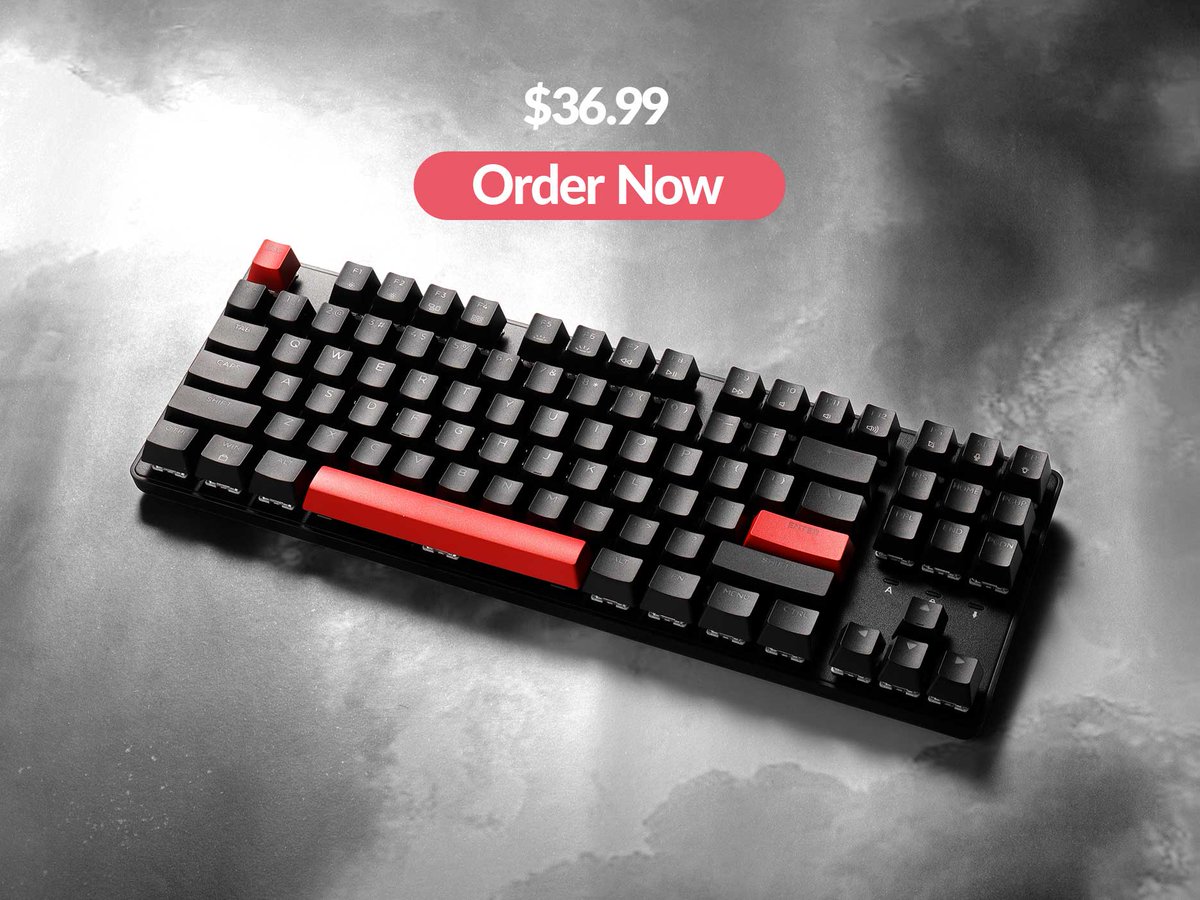 Meet the Wired Lemokey X1, priced at just $36.99! Get ready for a swift 1000 Hz polling rate, QMK/VIA support, detachable A-to-C cable, captivating red light effects, and shine-through keycaps. 💡 Grab yours now 👉 bit.ly/3UeSwdN #Lemokey #mechanicalkeyboard #keyboard