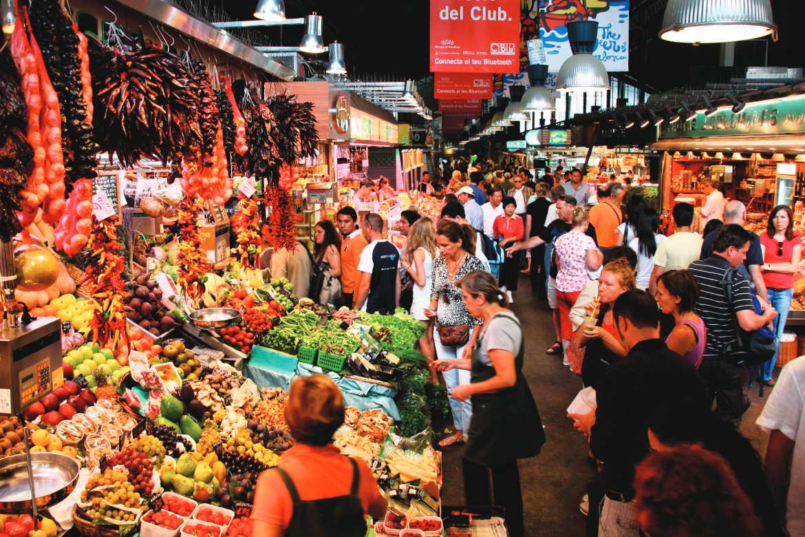 La Boqueria Market tempts most people with its fresh delicacies and casual restaurants. @la_boqueria serves as a brief lesson in local culture through food and drink, and simply through its name. Taste More: bit.ly/496UF0T