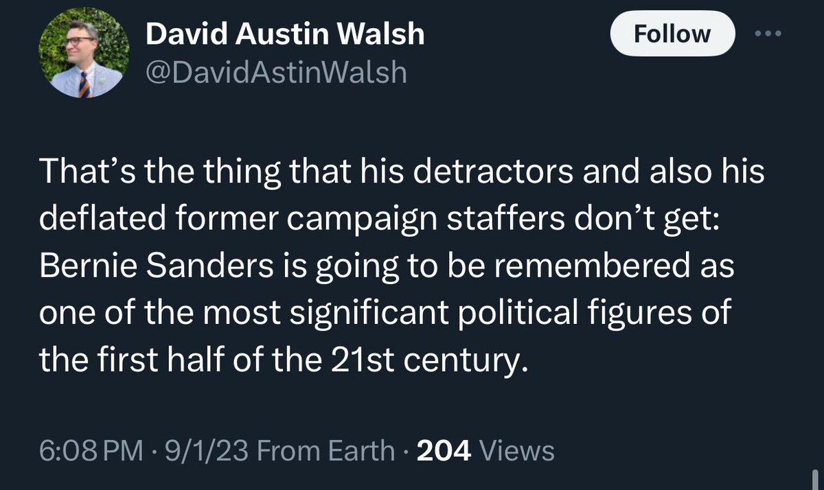 @MalcolmNance @Yale @DavidAstinWalsh David is still mad Bernie lost 8 years ago. The only significant thing Bernie did is make a bunch of fauxialists think that they can govern when this whole event shows that they can’t even run a Cosplaying Commie Campout for a couple of weeks w/o descending into Lord of the Flies