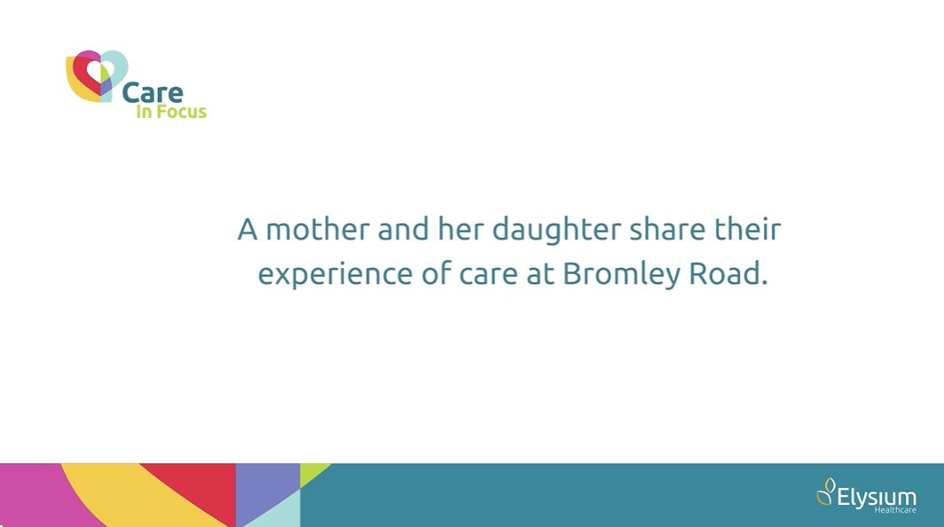 Today’s Care in Focus ‘look back’ shares the story of a mother and daughter and their experiences of the support offered at Bromley Road and the difference it made for them. hubs.la/Q02v95280