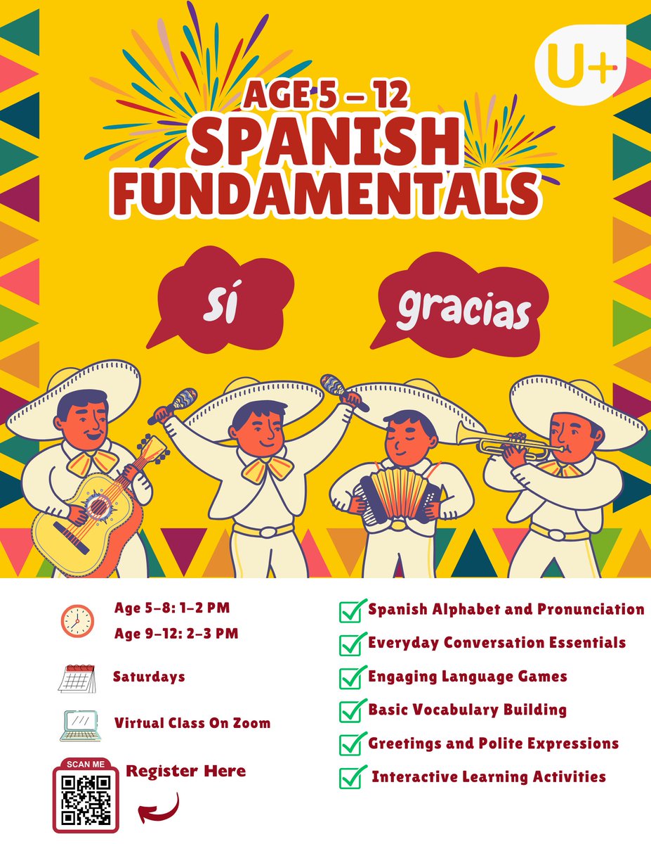 Embark on a vibrant journey of language and culture with our Spanish Fundamentals Program 🌐✨. Master the basics, embrace the rhythm of Spanish, and unlock a world of opportunities. Visit upluseducation.ca/program/spanis… to learn more and sign up! #SpanishLanguage #SpanishFundamentals