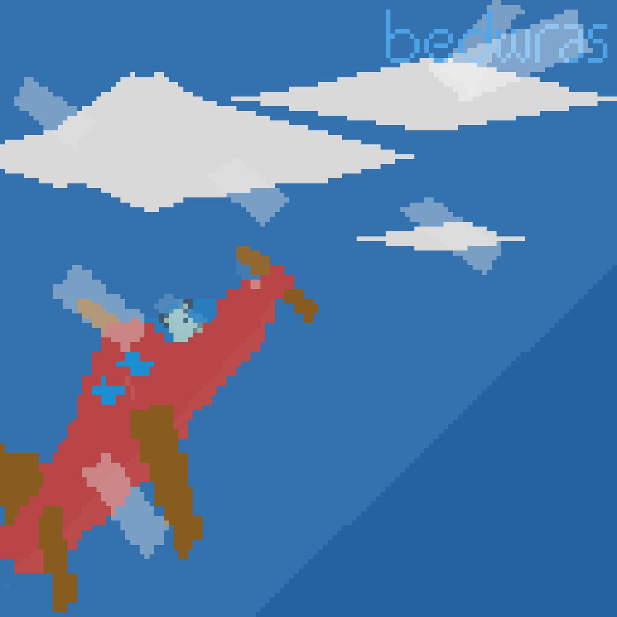 MinecraftCow69's tweet photo. paper sky https://t.co/llY94YZiwP