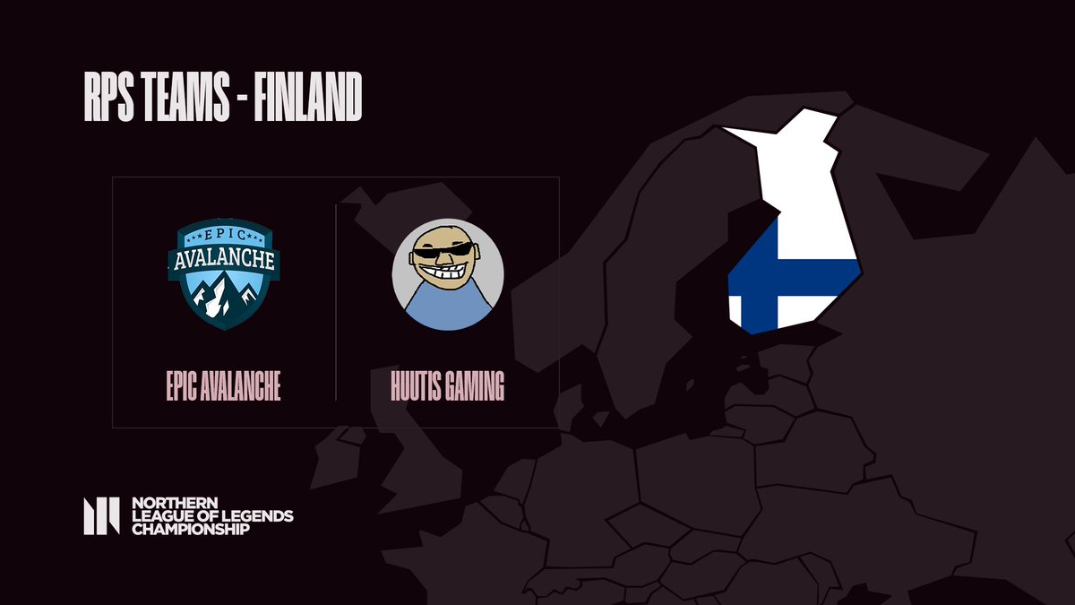 📢NLC RPS Teams: Finland

Give it up for the Finnish teams who will compete in the RPS!

Finland is known for being rock solid, so watch out for <a href="/EpicAvalanche/">Epic Avalanche</a> and <a href="/HuutisGaming/">Huutis Gaming</a> 🇫🇮