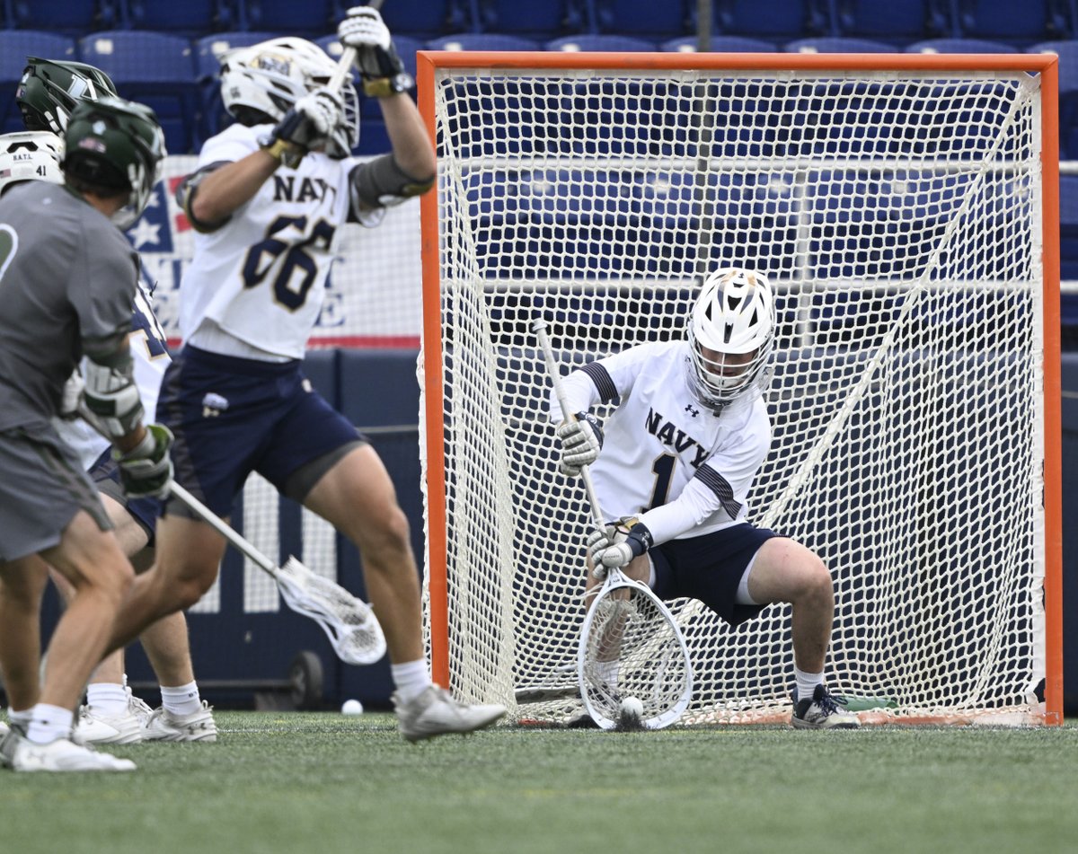 Midfielder Tommy Hovivian sparks a balanced offense and goalie Dan Daly anchors a determined defense as @NavyMLax defeated Loyola, 12-10, in the quarterfinals of the @PatriotLeague Tournament. Faceoff specialist Zach Hayashi also shined for the Mids. capitalgazette.com/2024/04/30/nav…