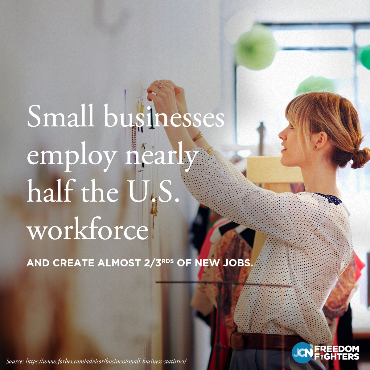 Do you work for an amazing small business? Let us know in the comments! #NationalSmallBusinessWeek