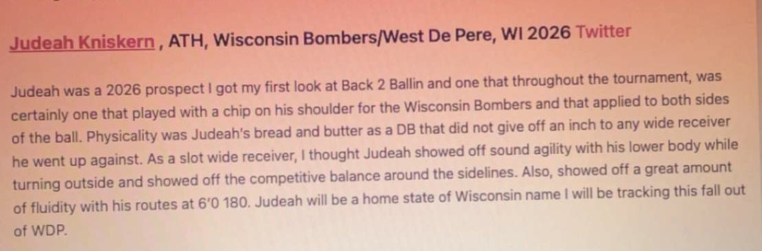 Thank you so much @NWahlScouting for the feature💪🏾