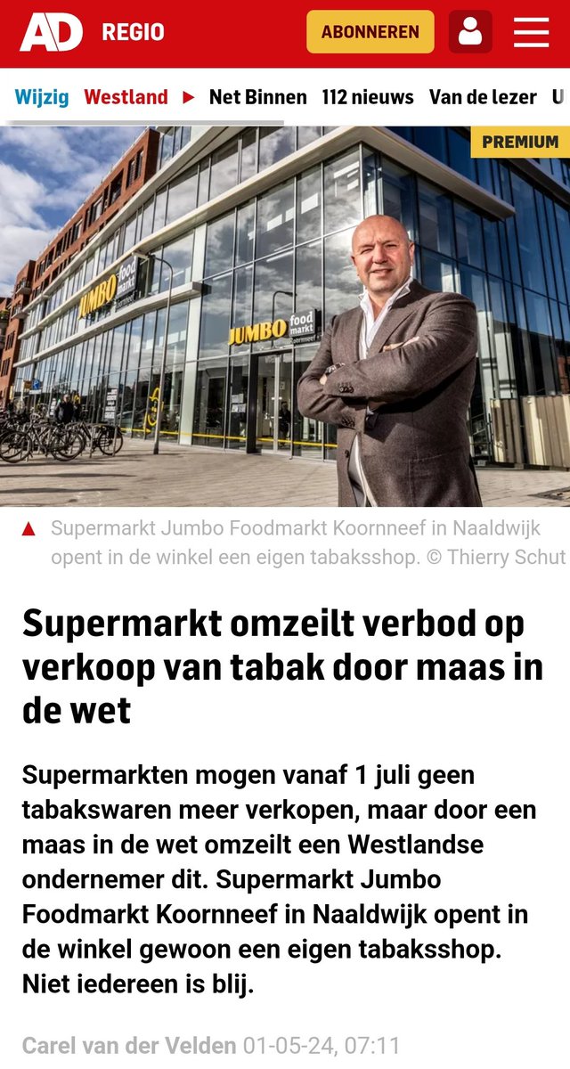 Ook dit vinden slaven van het groot kapitaal prachtig en schitterend. 'De wet? Ach die omzeilen we wel, we geven echt wel om je gezondheid hoor!' 🤪🔨