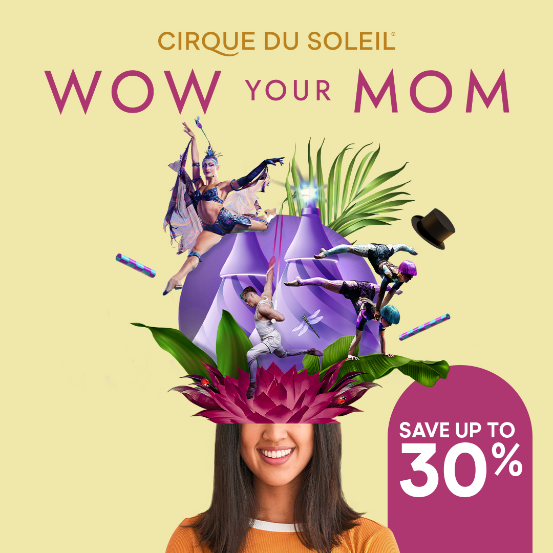 Save up to 30% this Mother's Day. Secure your seats for @Cirque Du Soleil - Corteo in Duluth and give her an experience that will make her say 'Wow!'🌟 🎟Get yours here: bit.ly/4802QeB