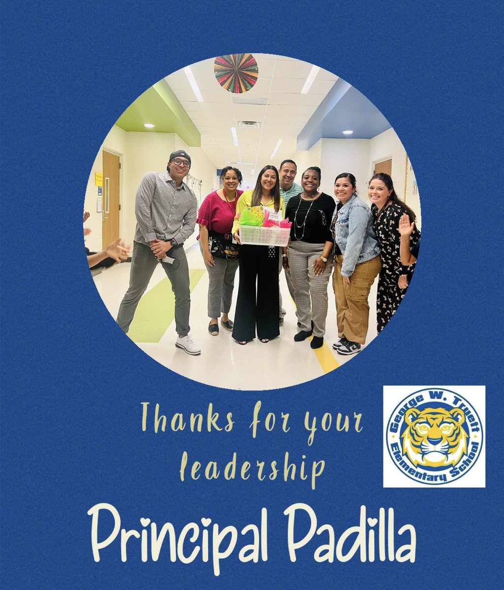 @Padilla_AA 
I appreciate your tireless efforts to improve our school & students’ academic success!

#happyprincipalsday