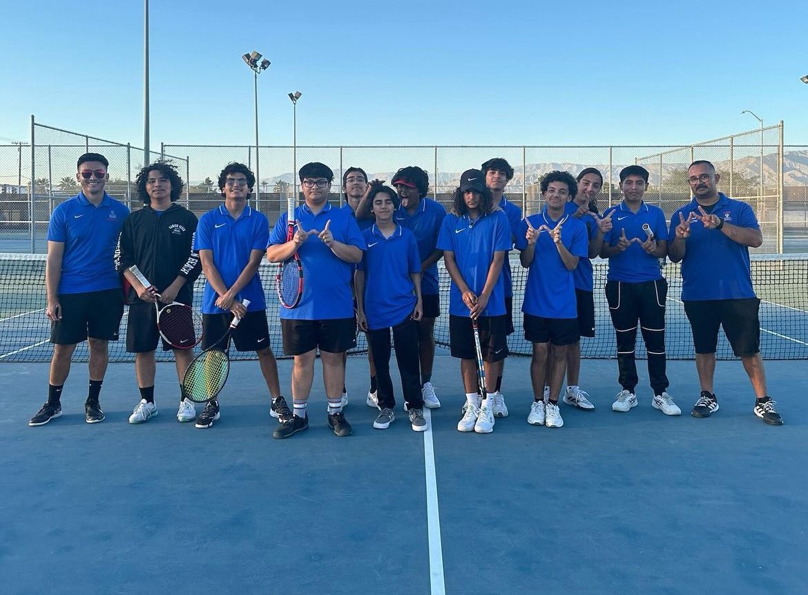 Good luck to our Tennis team today as they travel to Notre Dame for CIF Playoffs, Round 1!!! #RajahThat 🙌🏼👊🏼

@IHSRajahs @IndioHS_Sports