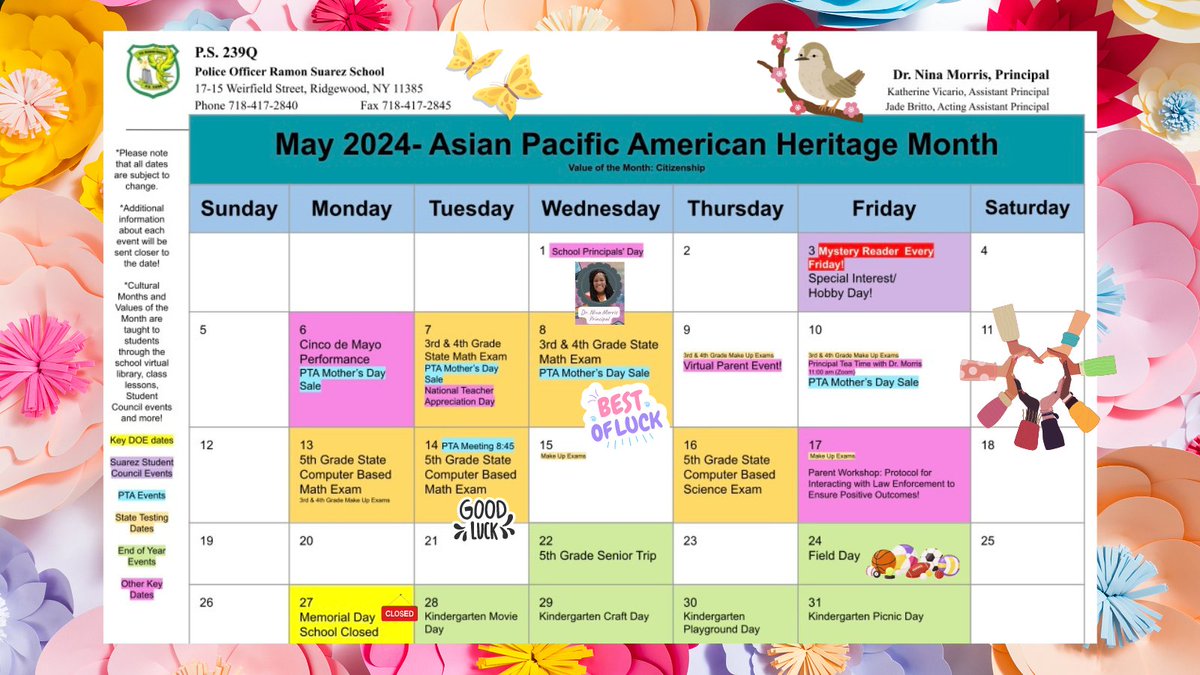 'Every child is a different kind of flower and all together make this world a beautiful garden” 🌸🌷🌻🌹🌼 Happy Asian American and Pacific Islander (#AAPI) Heritage Month! #HappyMay #ps239q #District24 #diversity #CelebrateCulture