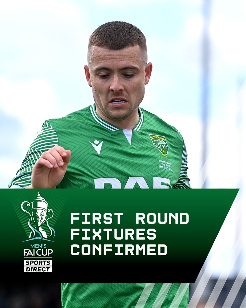 The fixtures for the Sports Direct Men's FAI Cup 2024 First Round have been confirmed ✅ The Road to the Aviva starts here 🏆 fai.ie/latest/sports-… #FAICup