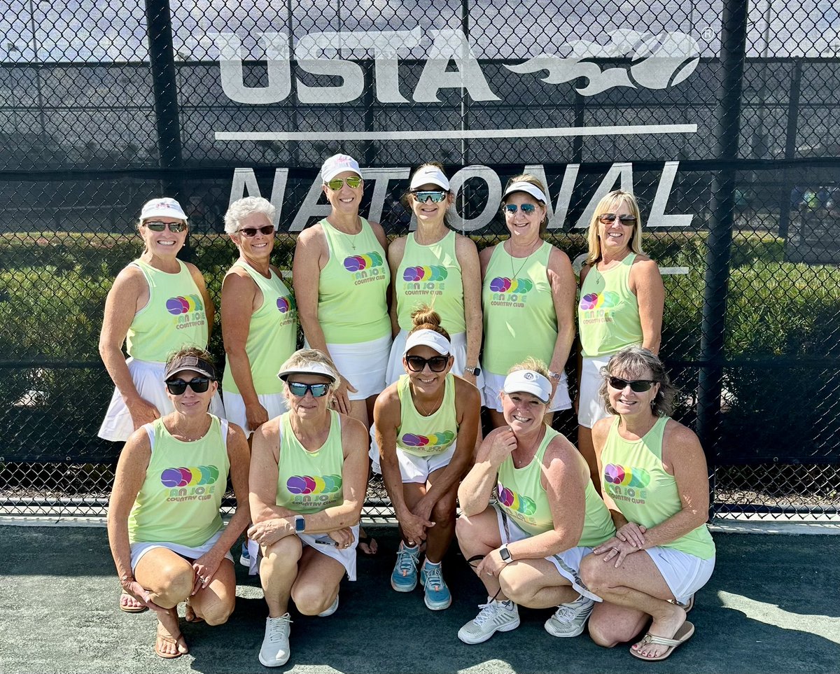 Best of luck to the 3.0 SJCC 55 & over team as they compete at Sectionals! ✨

Go out there and give it your all! 💪🏻🎾 

#TeamSJCC #SectionalsBound #Membership #CountryClub #Sjcc #CountryClubTennis #SanJoseJax