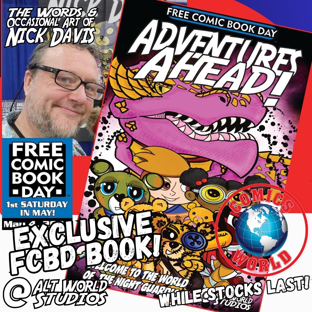 Exclusive FCBD book - Adventures Ahead! Available only at @ComicsWorldPA for Free Comic Book Day!!! #comics #freecomicbookday #fcbd #exclusive #indiecomics #letshuntmonstas @Freecomicbook @ComixWellSpring #comicsworld