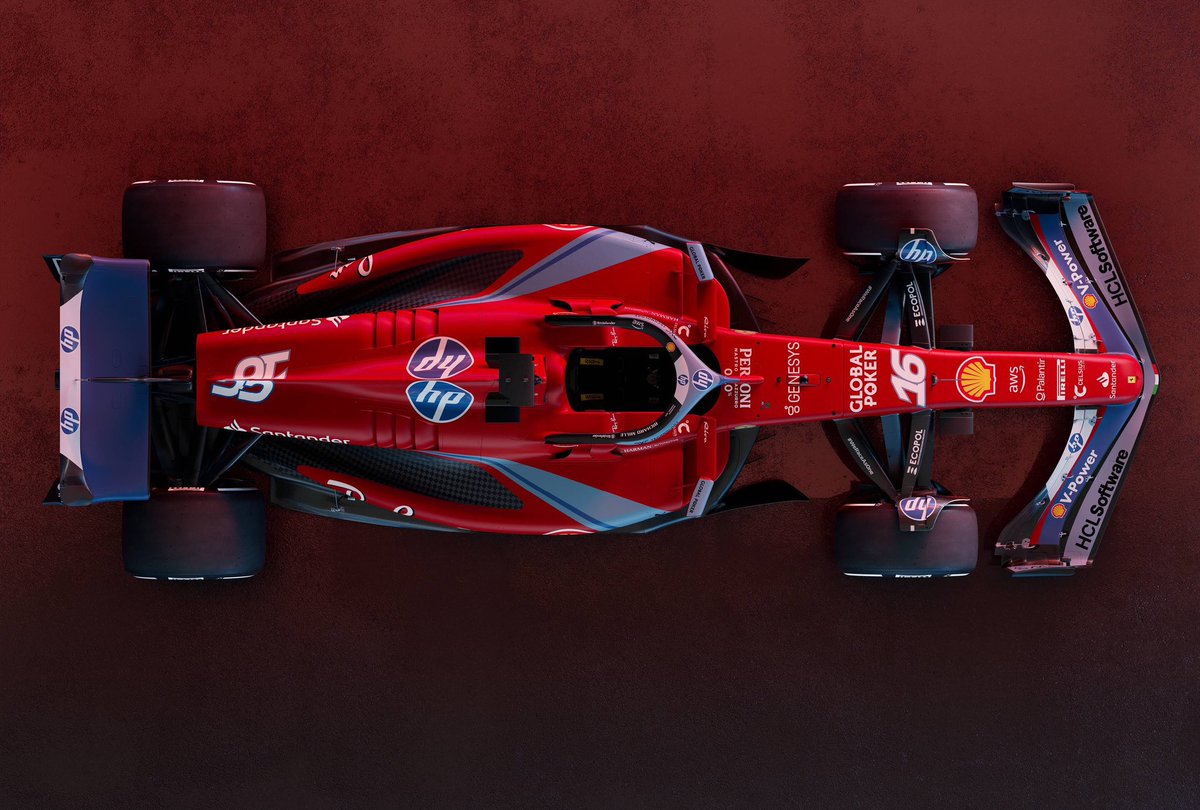 Ferrari’s tweaked livery for the Miami GP