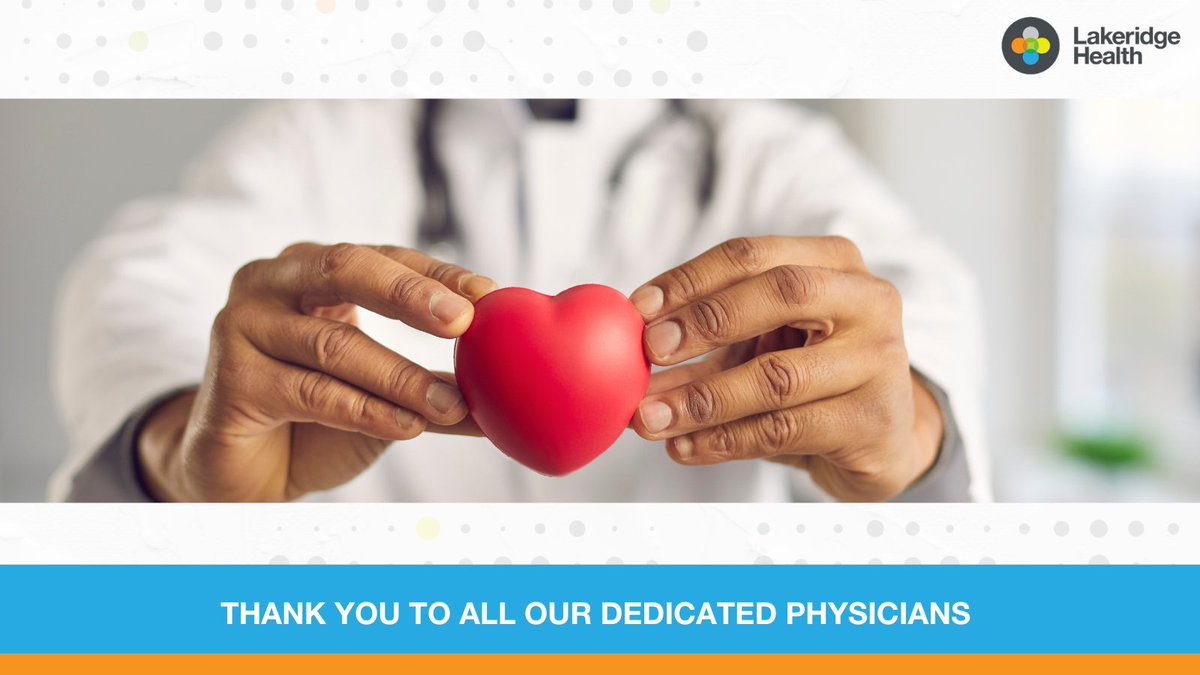 🎉 Today is #NationalPhysiciansDay! 📷 Let's celebrate the incredible dedication of doctors who empower us to live our best health. 📷📷#ThankYouDoctors #Medicine #LakeridgeHealth