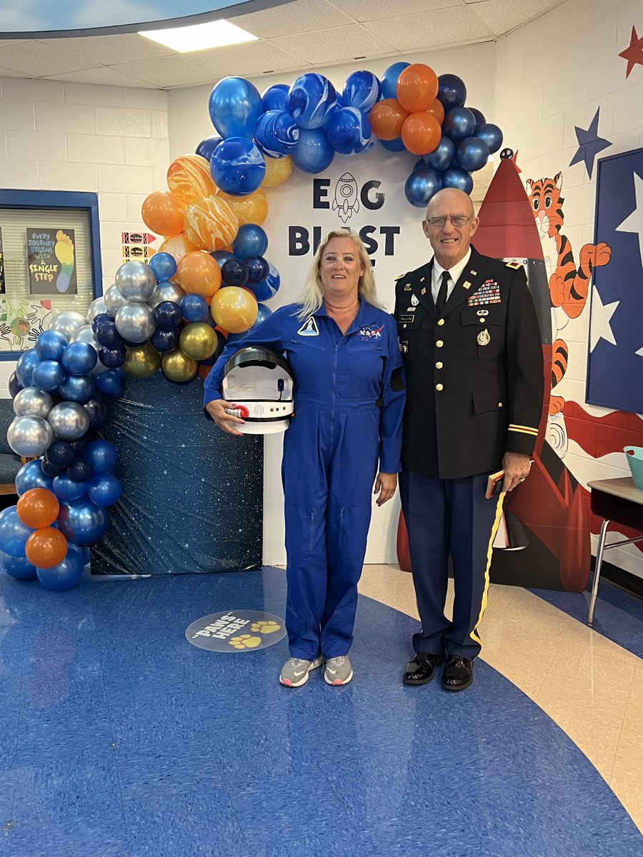 Special thanks to retired Colonel Ken Sullivan and his wife Lisa for attending our Blast off Event.