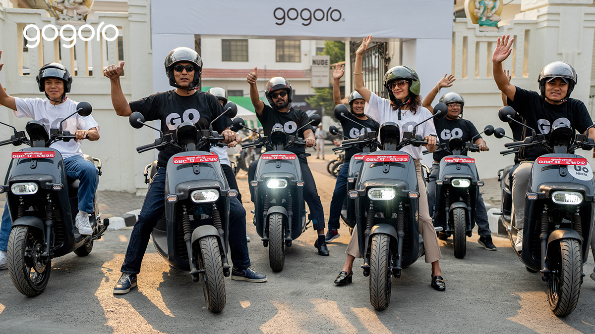 🇳🇵With last Friday’s launch of the GX250 Smartscooter in Kathmandu, we’re one step closer to an environmentally sustainable Nepal.

We are excited to roll out our battery swapping network across the country this year alongside our partner Nebula Energy and bring smart, portable,…