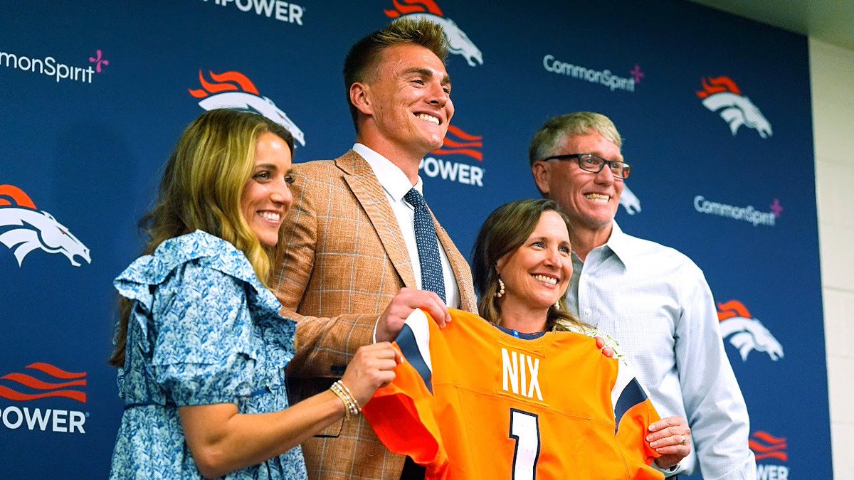 Former Oregon QB Bo Nix is headed to the Denver Broncos.

He will rely on his faith in God to face the challenge. 

'I believe that God has a plan for me and my life. I truly believe that He has set this path in front of me, and He put me here in Denver for a reason.'