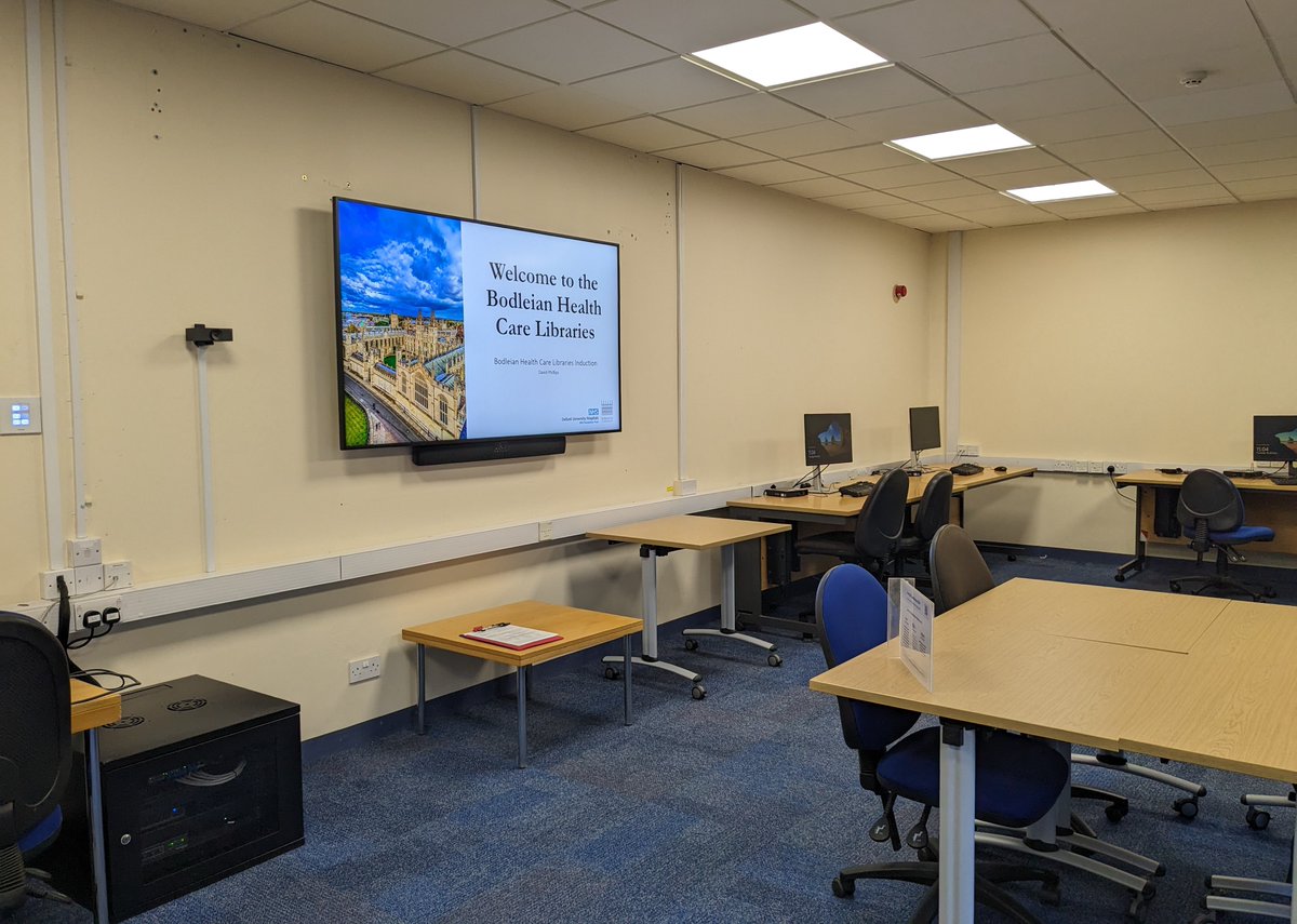 From today, all of our group study and training spaces are bookable online. You can also check the availability of these spaces online. If you still prefer to book in person, that's fine too! nhs.bodleian.ox.ac.uk/services-and-f… @OUHospitals @OxfordMedSci