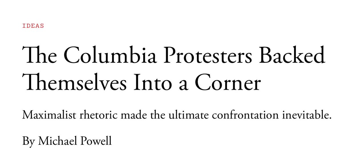 Free speech! Uhh...until the rhetoric becomes 'maximalist,' a standard that the author apparently has a unique radar for detecting, and after that, the cops have not choice but to go crack some heads.