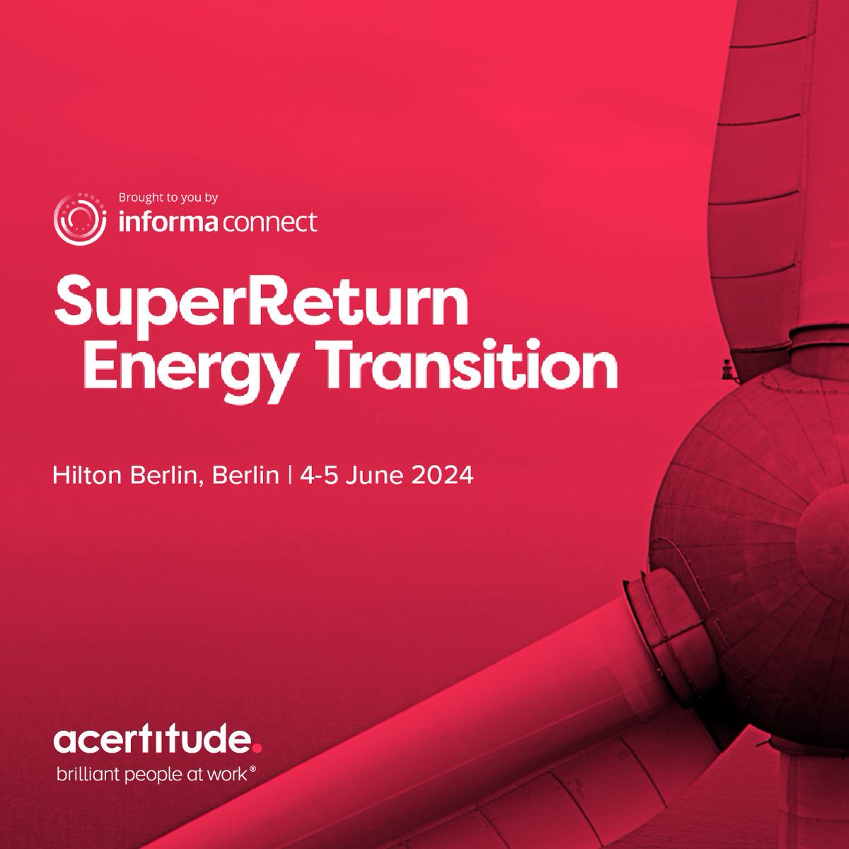 Next month, we will be both sponsoring and attending SuperReturn Energy Transition, exploring investment opportunities and the future of renewables and traditional energy sources.

#superreturninternational #energy  #energytransition #privatemarkets #privateequity