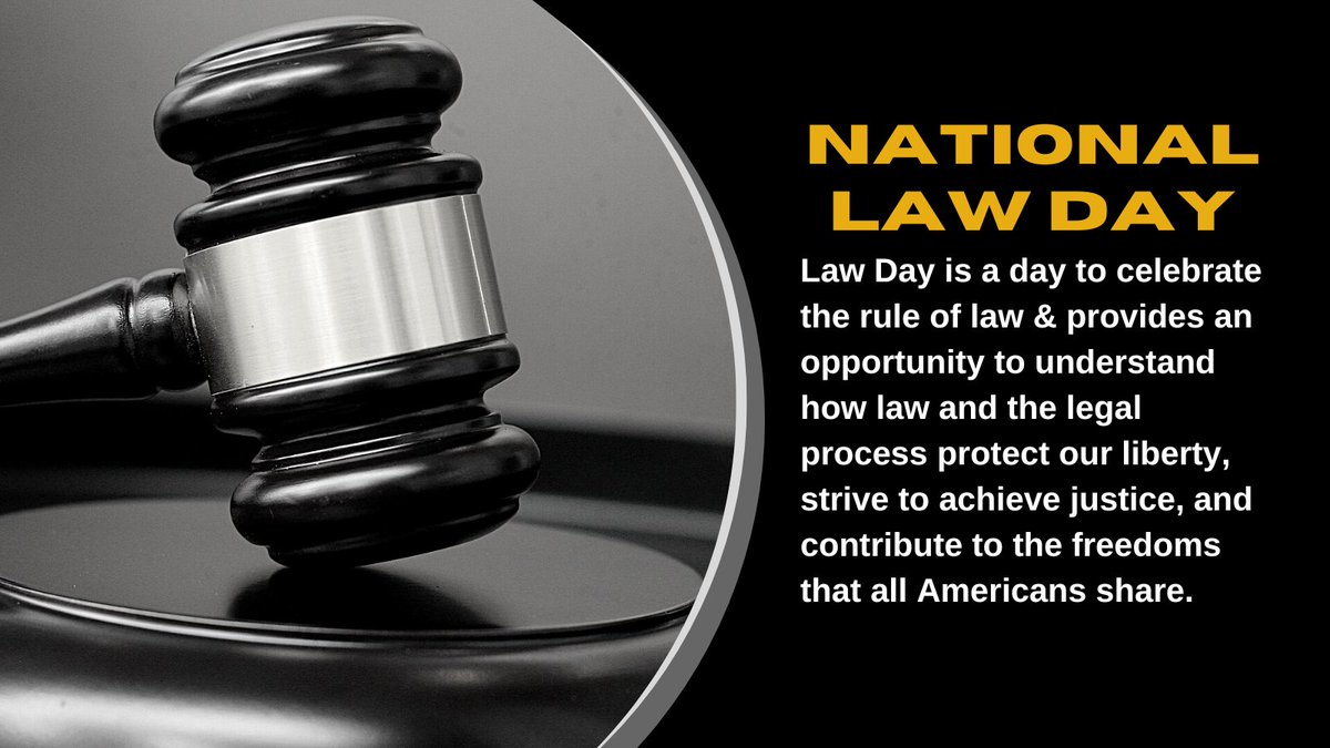 In 1958, President Eisenhower proclaimed May 1 #LawDay to honor the role of law in the creation of the nation: history.com/this-day-in-hi…