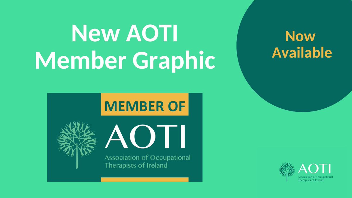 Today we launched our new member graphic to help members showcase their membership of AOTI. Check your inbox for more details and members can download the new member graphic here now: ow.ly/eGzZ50RtqYz #myAOTI