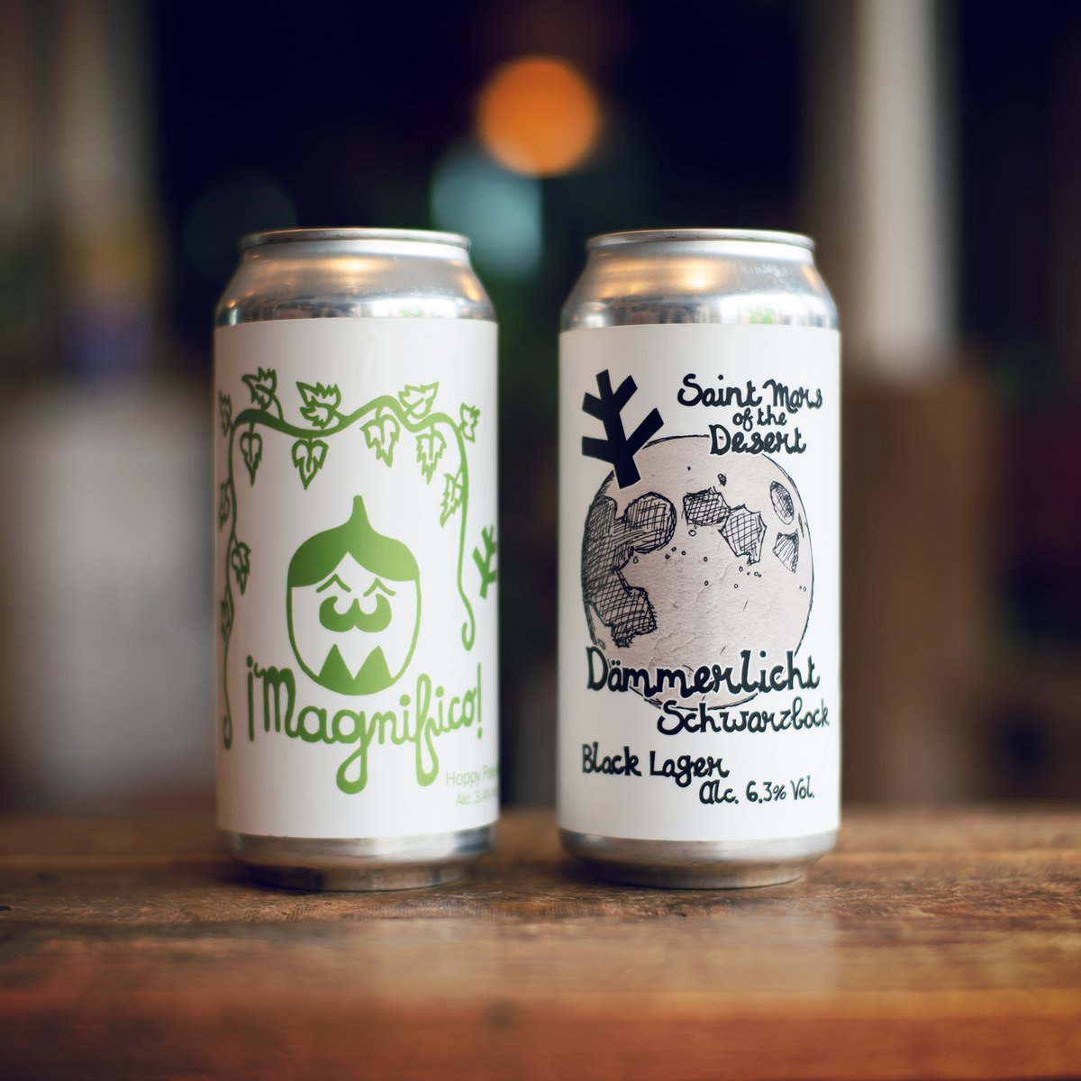 The latest from 𝗦𝗮𝗶𝗻𝘁 𝗠𝗮𝗿𝘀 𝗼𝗳 𝘁𝗵𝗲 𝗗𝗲𝘀𝗲𝗿𝘁 is here!

🍀 MAGNIFICO! (3.4%) - Green, hoppy session pale ale

🕰️ DÄMMERLICHT (6.3%) - Strong, malty black German-style lager

shop.hopsandcrafts.co.uk/collections/ne…