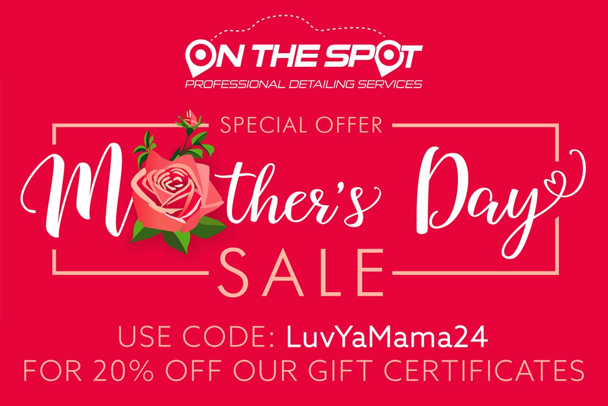 🌹#MothersDay is right around the corner & we've got the perfect gift! 🎁 Use code LuvYaMama24 for 20% off gift certificates. They never expire, but hurry - this deal does! #LuvYaMama24