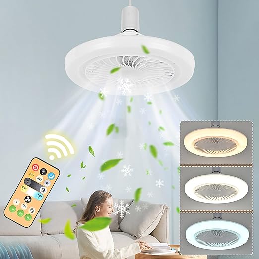 This is a ceiling fan that you can plug right into your regular light fixture. No Installation, No Unnecessary Parts. Just a Light and a Fan W/a Remote. Limited time offer of only $24.14 here amzn.to/44ryod8
#EnergySaving #CeilingFan #NoInstall #ScrewIn #LimitedTime