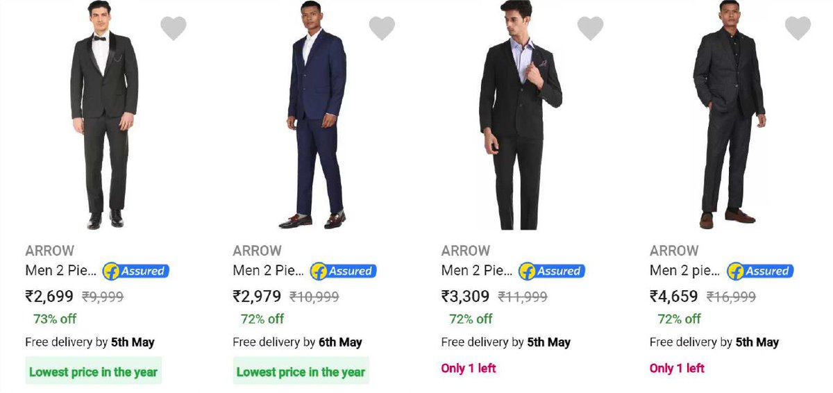 ARROW Men's Readymade Suits

fkrt.to/cZ8Tn16R