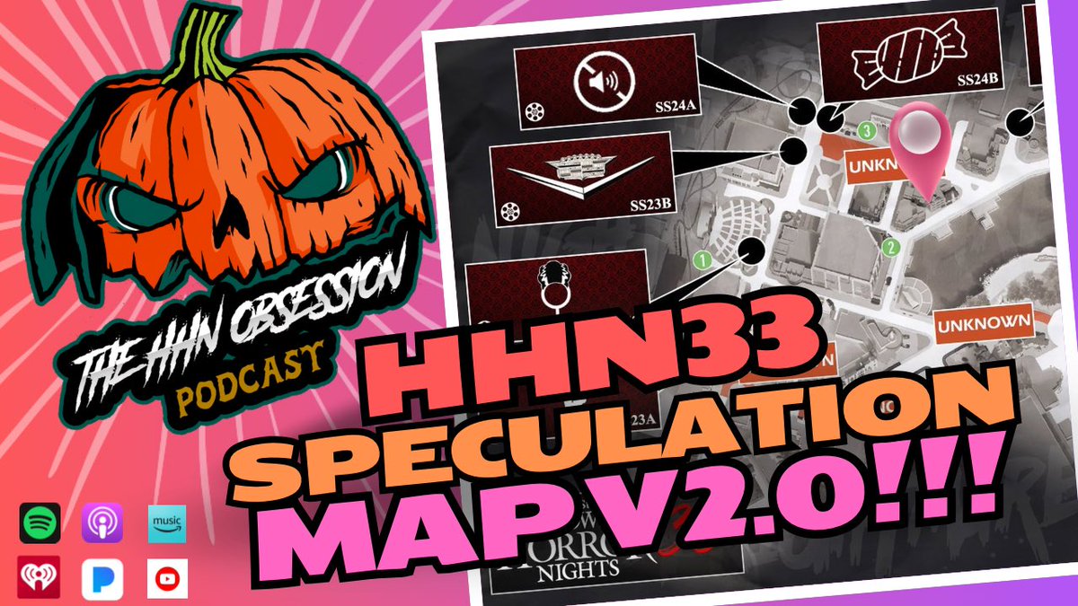 🚨NEW PODCAST EPISODE🚨

We discuss @HNNightmares 2nd version of their #HHN33 speculation map. We go over all the changes from the last map and talk about what all the insiders have hinted at with each rumor.
Listen now on all major platforms: 
podcasters.spotify.com/pod/show/hhnob…