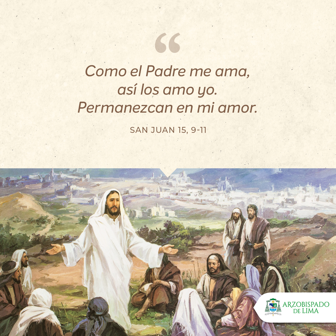 #EvangelioDelDía 📖
Iniciemos este nuevo mes de mayo con la lectura del Santo Evangelio según San Juan 15, 9-11 🙏
#PalabradeDios