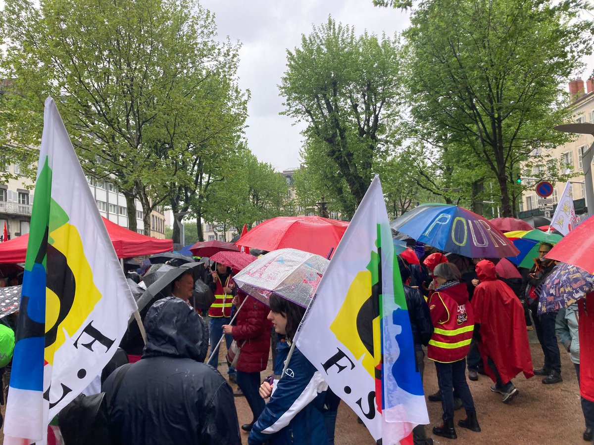 #1erMai #1ermai2024 : prises de parole de la FSU et photos des mobilisations dans l’académie : clermont.snes.edu/1er-mai-2024-p…