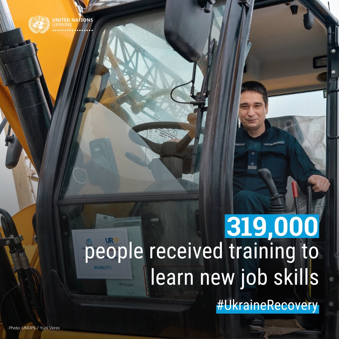 ⚠️Russia's invasion shattered the 🇺🇦 economy, with a significant loss of jobs and income. @UN_Ukraine supports recovery, investing in people and helping employers to keep working. Read: @UNOPS work with funding from @WorldBank to support @RestoreUA bit.ly/wbrelinc