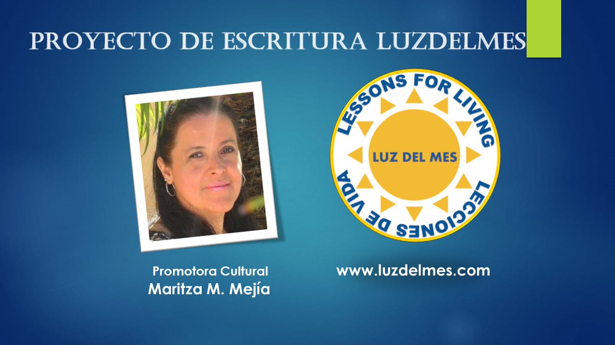 Welcome to Proyecto de Escritura @luzdelmes! Our goal is to create bridges of communication and empathy between writers around the world through anthologies, ecological projects, poems, and reflections. More details at: luzdelmes.com #ReadAloudAroundtheGlobe #LuzDelMes