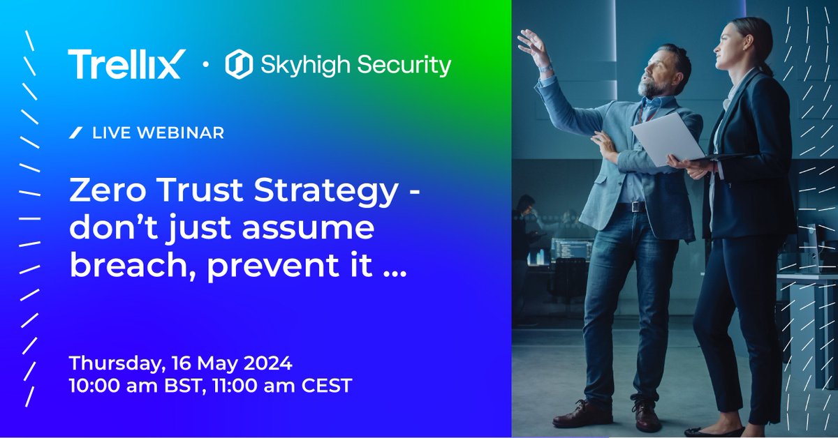 In our upcoming webinar with @SkyhighSecurity, we’ll redefine Zero Trust. 🔒 On Thurs, 16 May, at 10 am BST, discover how Skyhigh Private Access secures internal application access while our #XDR platform bolsters defense with advanced insights. bit.ly/4doeTpV