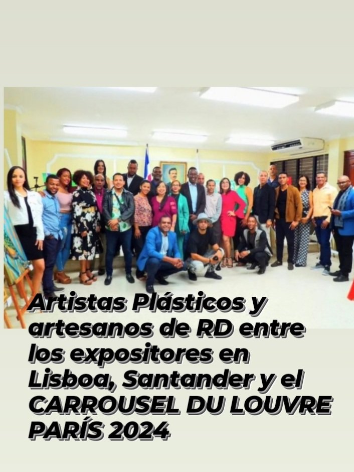 Artistas Plásticos y Artesanos Dominicanos son invitados para exponer sus trabajos en Nueva York, Puerto Rico, Miami, Santander, Brasil, Canadá, Lisboa y París. @RDPorLoAlto @MIREXRD @EmbajadaUSAenRD @FranciaRepDom @RDenEspana @Aurelkys @TurismoRD @santander_es @drmoralespaulin