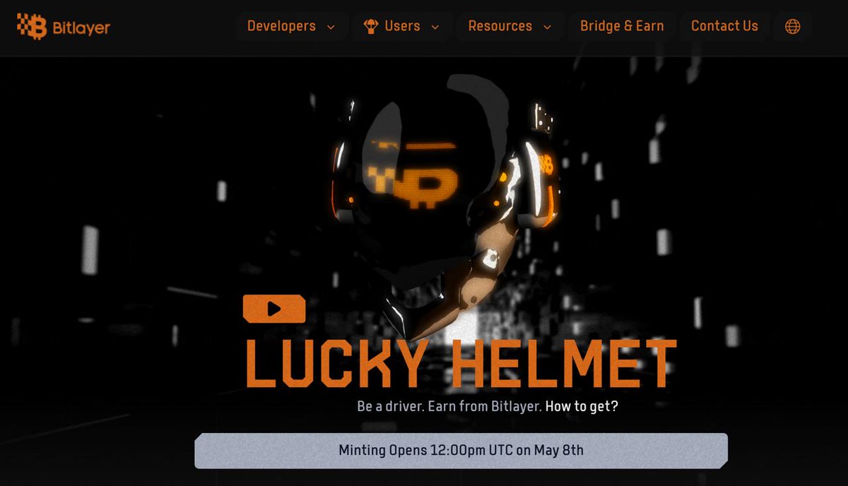 Save the date! ✨ The Lucky Helmet is on its way!

The Lucky Helmet Mint is set from May 8th, 2024, 12:00 PM UTC to May 9th, 2024, 12:00 PM UTC.

Mint guide and page details coming soon, stay tuned for updates.