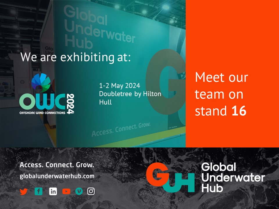 A reminder that our team will be attending #OWC2024 in Hull later today and tomorrow. Visit them on stand 16 to learn more about Global Underwater Hub and our role in enabling collaboration across the underwater industry and supporting its growth. globalunderwaterhub.com/membership/