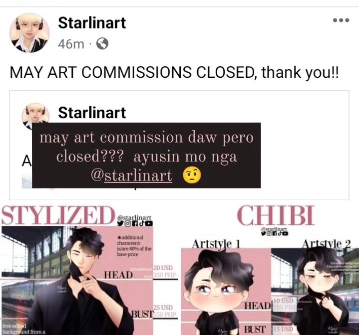 MAY ART COMMISSION PERO CLOSED?? 🤨